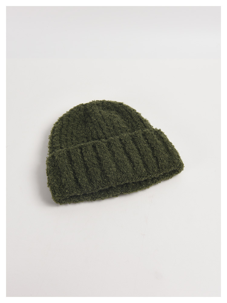 Women's Simple Style Solid Color Eaveless Wool Cap display picture 2