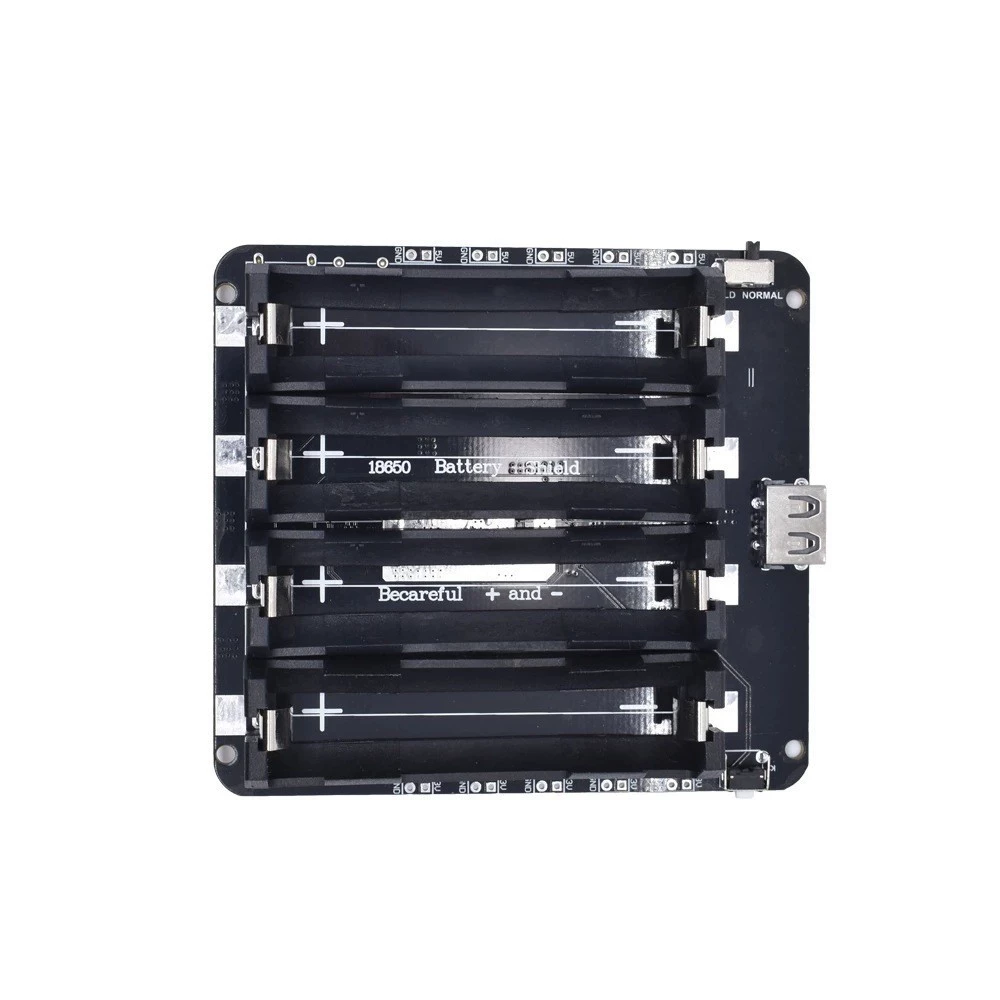 Четырехсторонняя Плата расширения литиевой батареи 18650 Плата расширения мобильной мощности V8, совместимая с защитой от перезарядки Raspberry Pi 5V