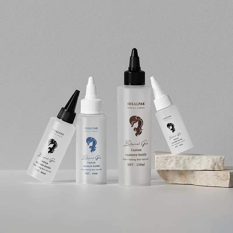 食品级挤压尖嘴瓶露营调料塑料瓶美甲UV胶瓶黑色避光液体瓶颜料瓶