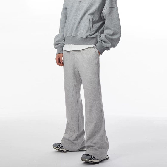OREETA cleanfit retro gray micro-lar casual pants fashion brand autumn vibe sportswear casual pants