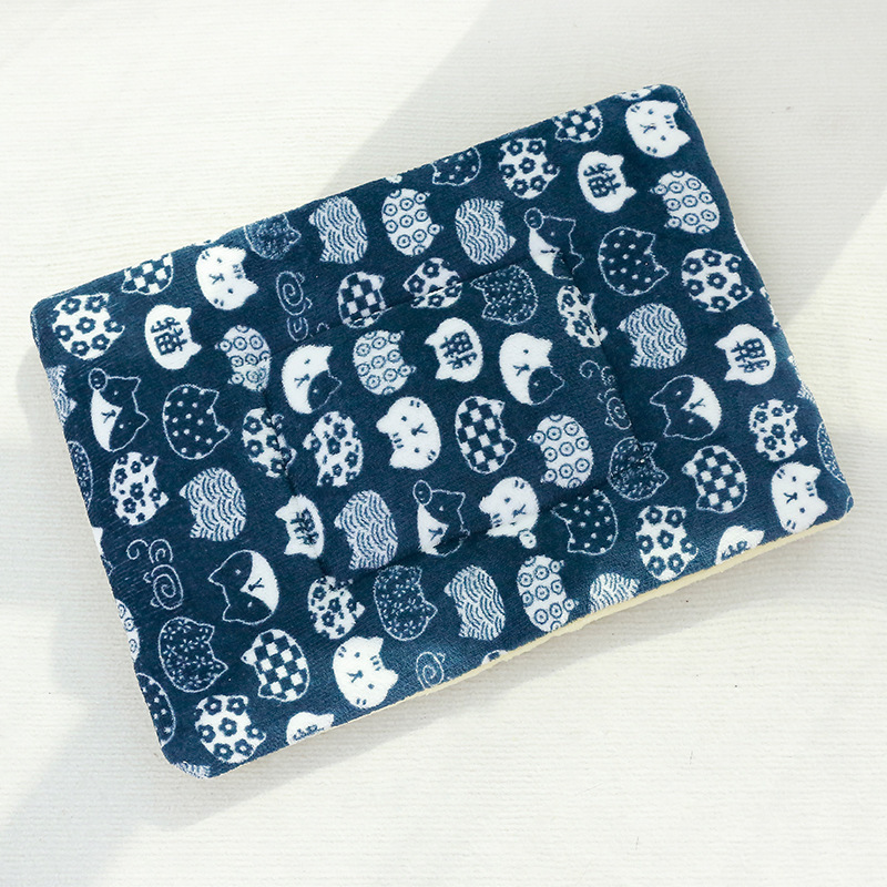 양면매트 - 일본식 파란 고양이