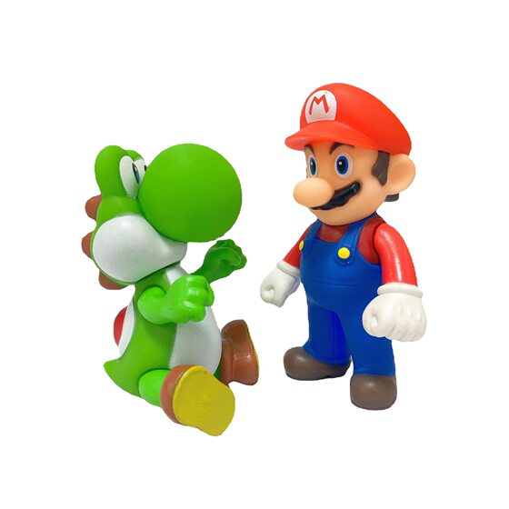 Anime Cartoon 3 Super Mario Yoshi Dragon Luigi Movable Doll Handmade Desktop Decorations Ornaments