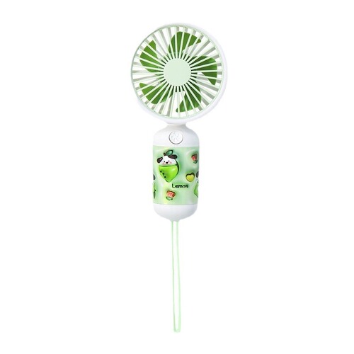 Popularity Inflation Cute Pet Handheld Fan New Mini Portable String USB Charging Fan Festival Gift