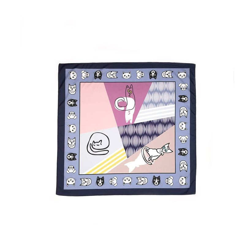 ["(Cross-border trading), fashionable silk autumn scarf, shirt, neckerchief, Korean style"]