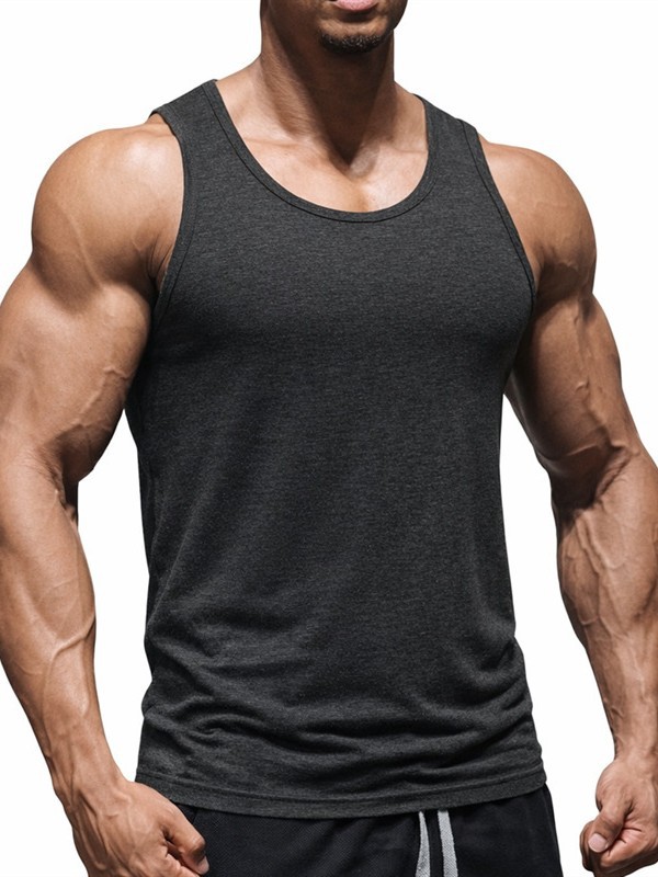 Hombre muscular loco verano absorción de humedad chaleco sudoroso Fitness sin mangas transpirable Fitness Fitness Fitness Fitness Fitness hombre en forma