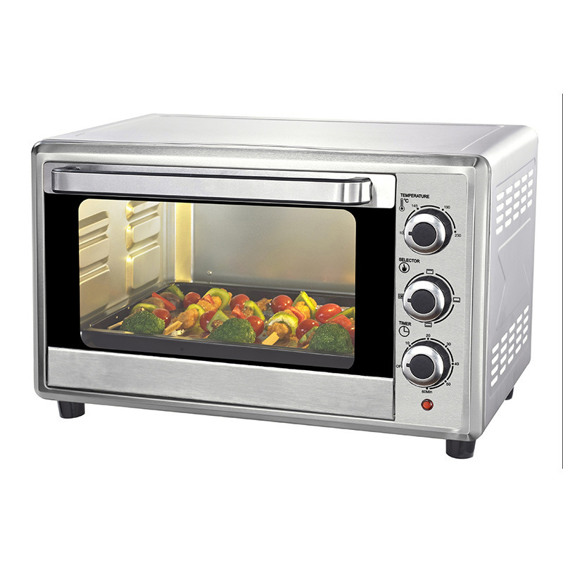 2021 nuevo diseño 30L gran capacidad automática multifunción visual Horno de convección sin aceite MINI hogar