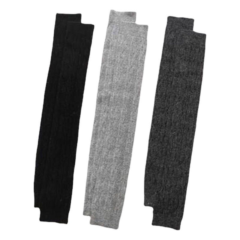 Autumn and winter rabbit wool high socks thickened half long socks cross-border new knee pads warm leg socks wholesale