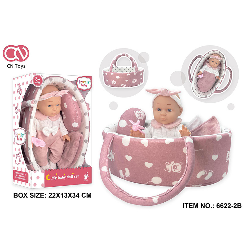 [인형 2 의류 2 액세서리 B] 바구니 베개 퀼트 젖꼭지 6622-2B