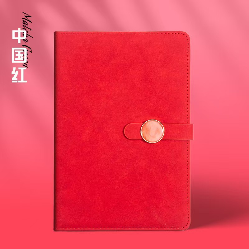 Caja de regalo de cuaderno de negocios A5 con alto valor de cara, nota de la oficina de la empresa, regalo de mano para imprimir logotipo