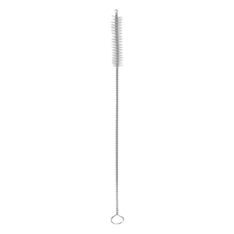 Stainless Steel Suction Tube Brush Bottle Nipple Brush Household Glass Tube Brush 304 Stainless Steel Cleaning Brush Bamboo Suction Tube Brush