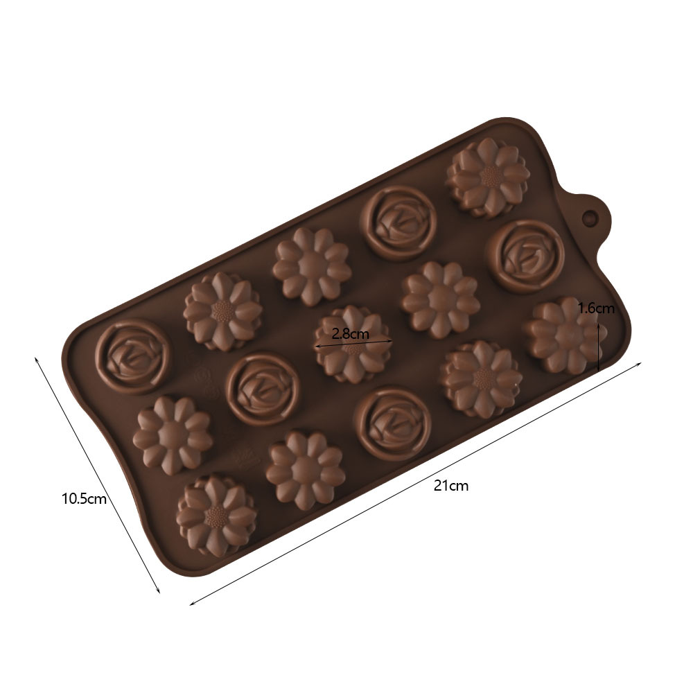 Molde de Silicona para Chocolate DIY, Multiuso con Formas de Dibujos Animados para Repostería