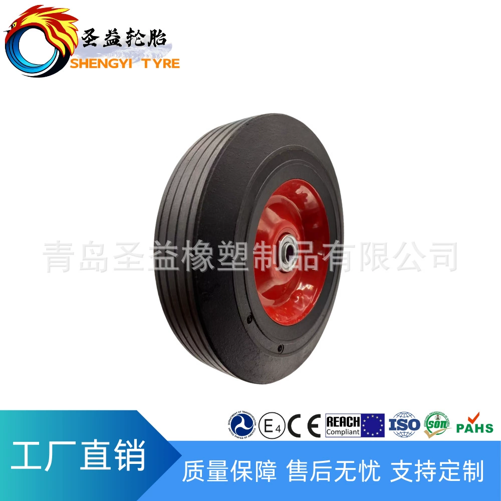 [Прямые поставки от производителя] 10x2,50 самокат с твердыми шинами 10inch без надувных взрывозащищенных противоскользящих шин