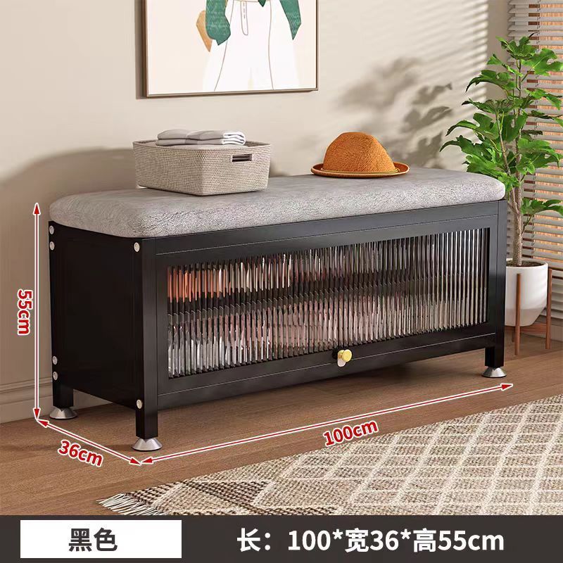 衣帽架落地卧室门口换鞋凳简约现代鞋架换鞋凳家用鞋柜收纳柜门厅|undefined
