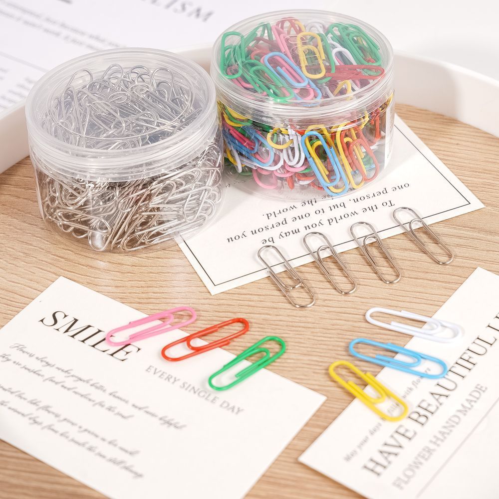 得力回形针 鲜花束卡片彩色银色别针卡片贺卡夹花艺夹子花店资材