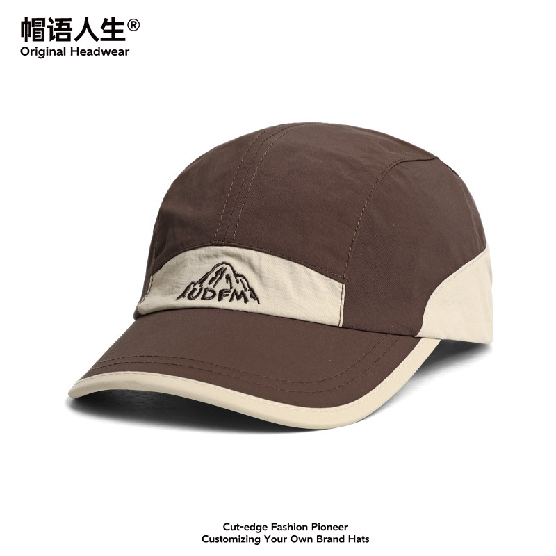 Sombreras de béisbol transfronterizas de secado rápido corto sombrero al aire libre para hombres y mujeres sombrero de surf sombrero de color sombrero de campamento universal