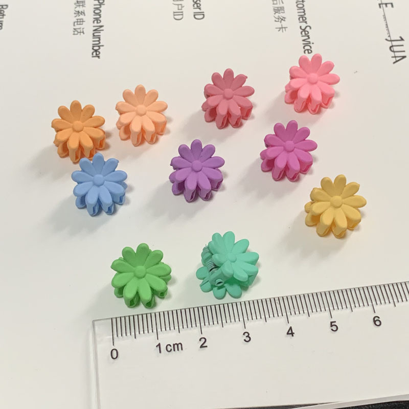 1,5 CM flor clip Daisy horquilla de color trenzado para niños horquilla rota horquilla clip superior bebé horquilla accesorios para el cabello