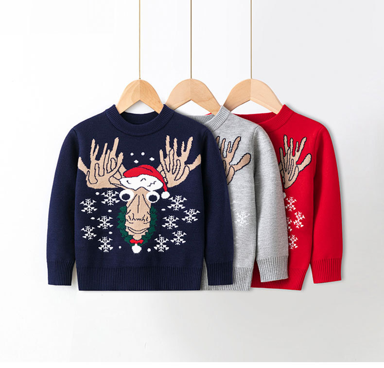 Christmas Fashion Christmas Tree Snowman Elk Polyacrylonitrile Fiber Hoodies & Knitwears display picture 1