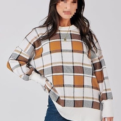 European and American Amazon Cross-Border 2025 Spring & Fall Women's Batwing Long-Sleeved Knitwear Women's Loose Export Dropshipping