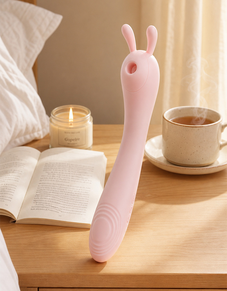 Jiuai Silicone Vibrator for Women, Electric Button Control, Internal Pleasure Device, Pink — detail image 14