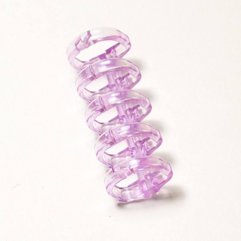 5홀 투명보라색(13mm)