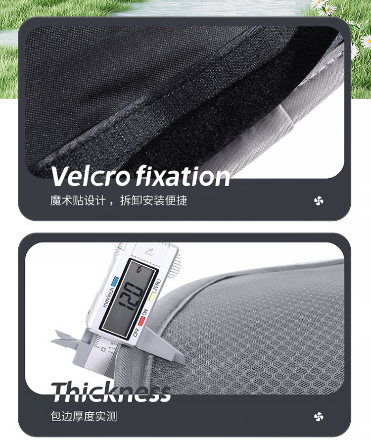 Car Seat USB Three-Speed Adjustable Air-Blown Lumbar Support Cushion for Office Chair Backrest, Ventilation and Lumbar Support Pad for Long Sitting