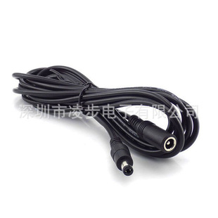 DC all copper DC5.5 * 2.1MM male turn female plug wire DC monitoring extension wire 12V round head round hole power cord