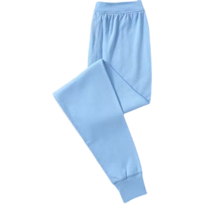 Men's long johns cotton leggings cotton high waist warm pants plus size loose middle-aged men's underwear cotton wool pants