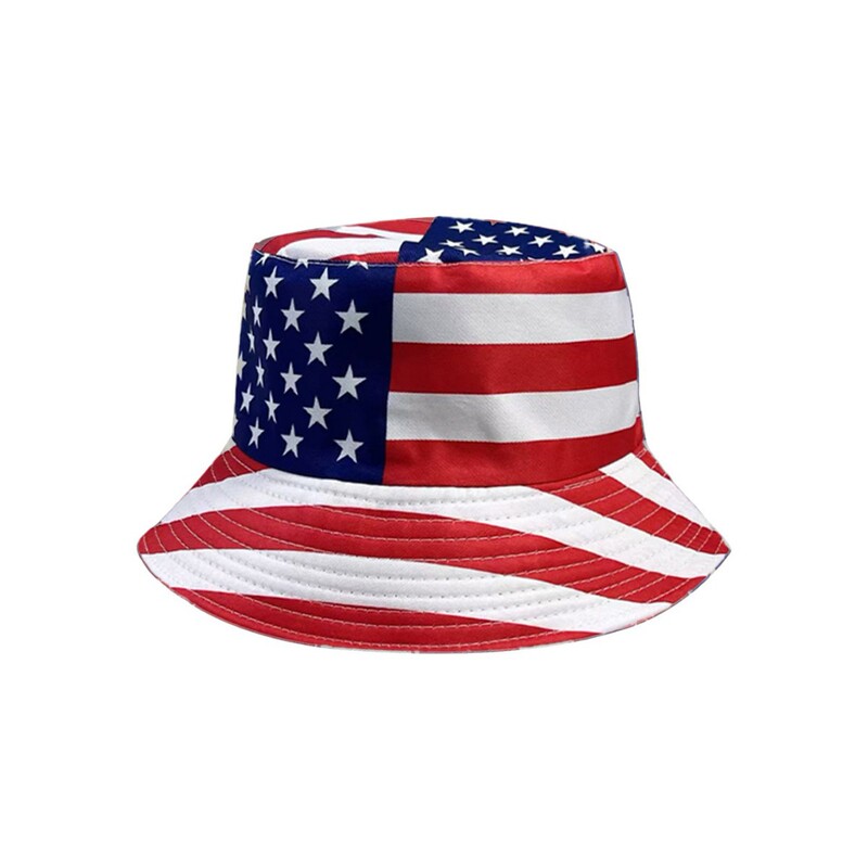 2026 Usa In-Stock Cross-Border Hot Selling World Cup Flag Print Bucket Hat with Various Country Patterns 250Th Independence Day 2026 Usa In-Stock Cross-Border Hot Selling World Cup Flag Print Bucket Hat with Various Country Patterns 250Th Independence Day
