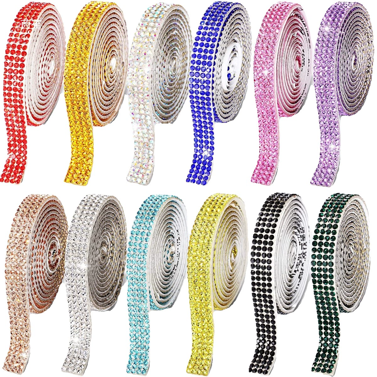 Кристальная алмазная клеевая лента с Rhinestone стрип декоративная лента самоклеящаяся кружевная лента обувь DIY аксессуары