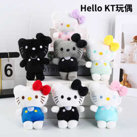 50周年碳灰hellokitty毛绒玩偶挂件可爱包包钥匙扣挂饰批发猫咪
