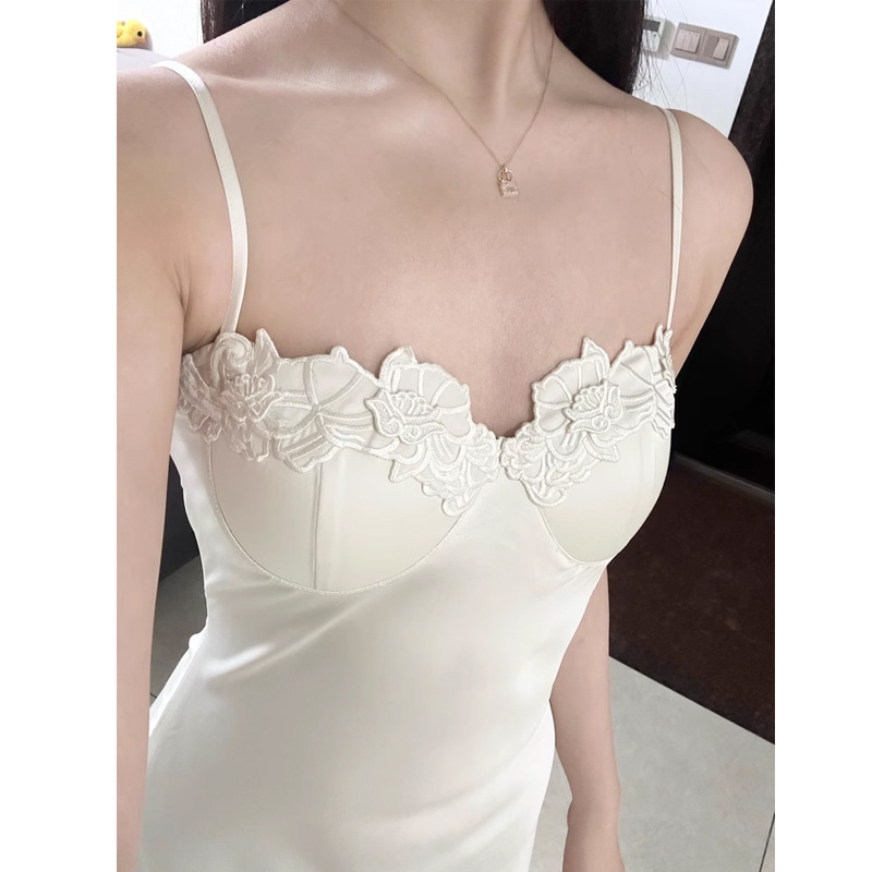【フラワーガール】フレンチスタイルワンピース、透かし刺繍、妖精ショールシャツ、ツーピースセット、OOTDコンプリートセット|undefined