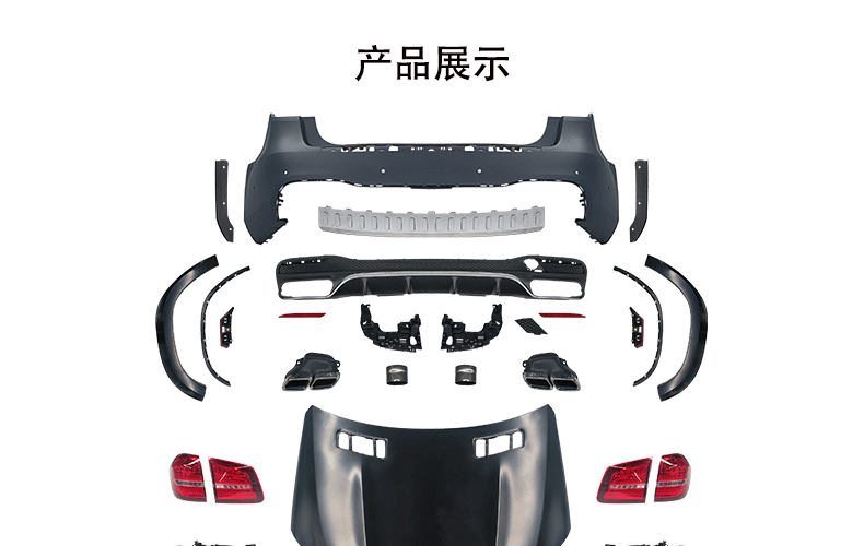 Suitable for Mercedes-Benz GL to GLSAMG63 front and rear large enclosure cover leaf GLS166 upgrade AMG export