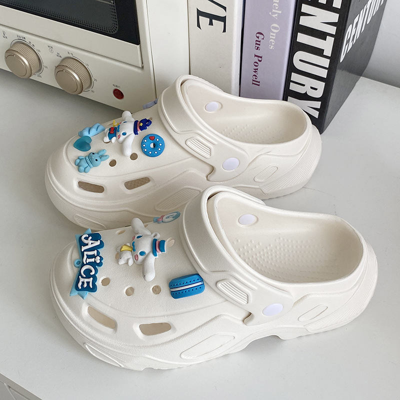 Summer Thick-Soled 5cm Clogs for Men 2025 New Outer Slippers for Women Heightening Couple Style Eva Sandals for Teenagers Summer Thick-Soled 5cm Clogs for Men 2025 New Outer Slippers for Women Heightening Couple Style Eva Sandals for Teenagers