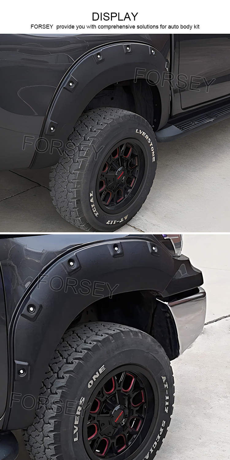 Suitable for Hilux Revo 2016-2021, Special Wheel Arch Widening and Anti-Scratch Wheel Arch Protection