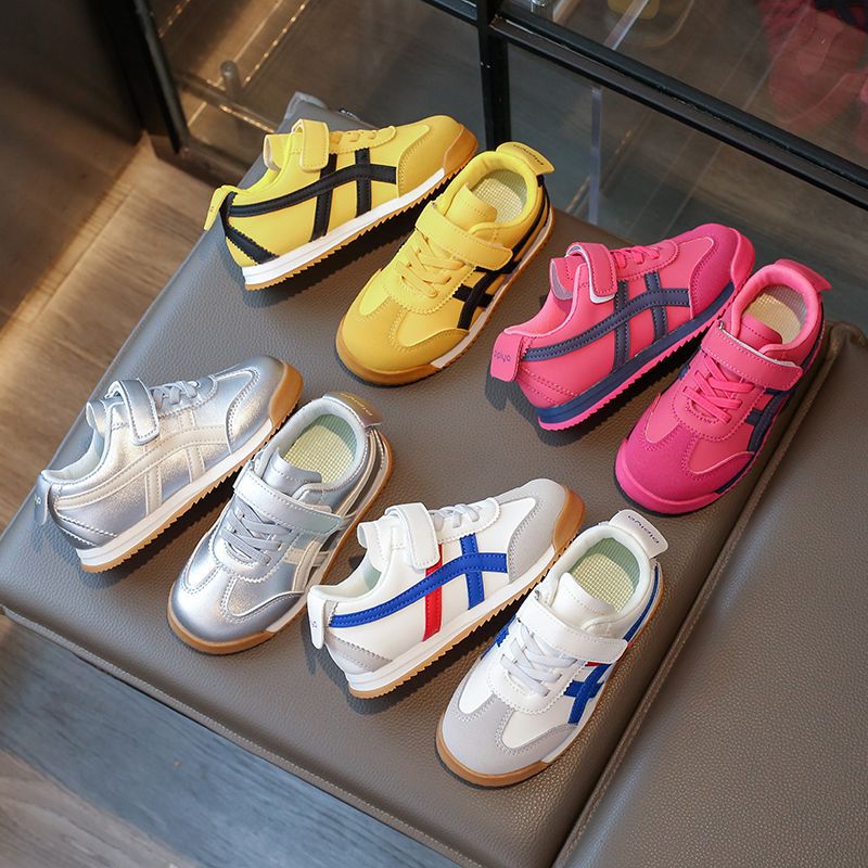 Children's Forrest Gump Shoes 2025 Autum New Girls' Spring and Autum Sports Shoes Boys' Soft-Soled White Shoes Casual Shoes