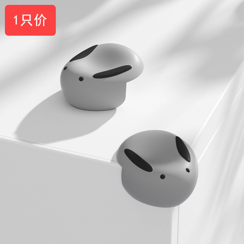 Animales transfronterizos Conejo Silicona Esquina de mesa Esquina de protección Esquina anticolisión Esquina anticolisión para niños Equipo de protección de seguridad para bebés