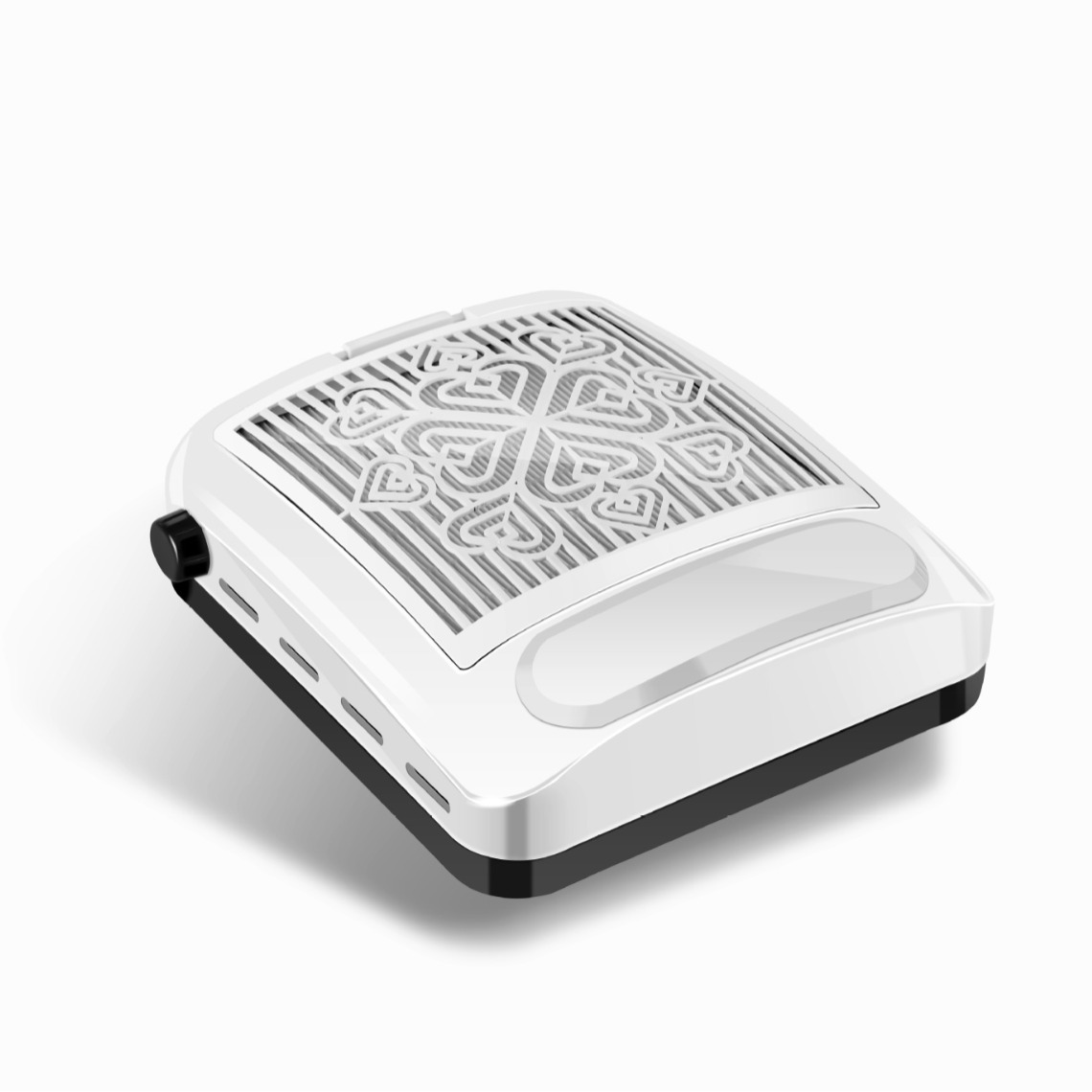 aspiradora de uñas de alta potencia aspiradora de escritorio 100w aspiradora de alta succión ajustable con pantalla de filtro polvo de uñas