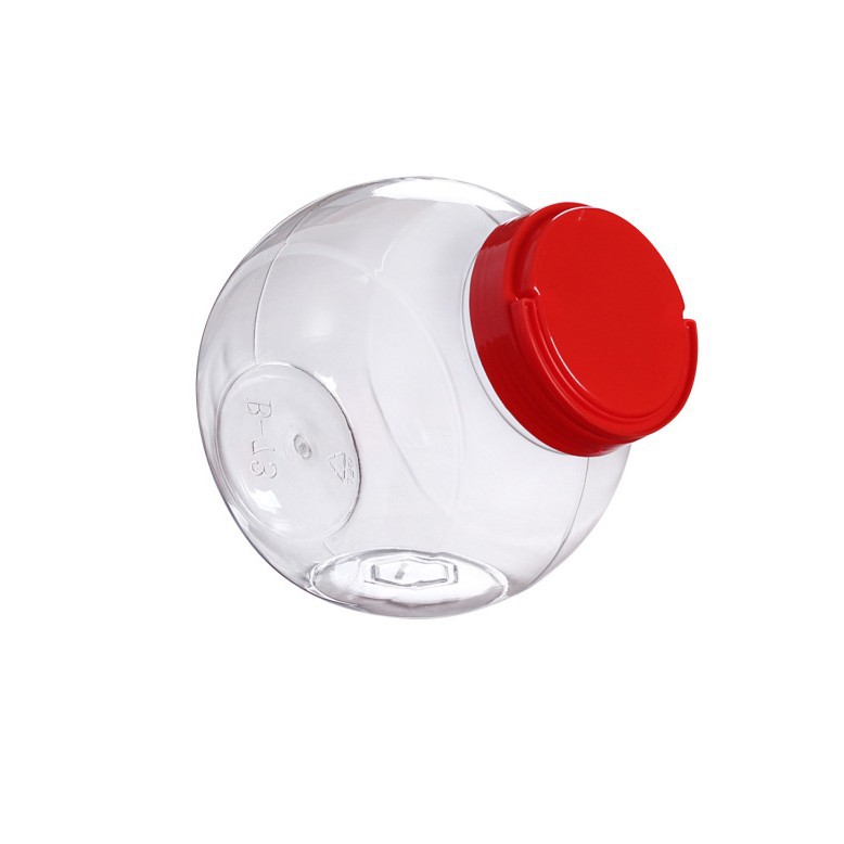 厂家直销AB-15 零食包装容器 pet塑料糖果罐  塑料透明密封斜口瓶