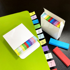 11色のインデックスステッカー、カラーステッカー、便利なミニインス風マーカー、学生向け分類書き込み用メモ紙