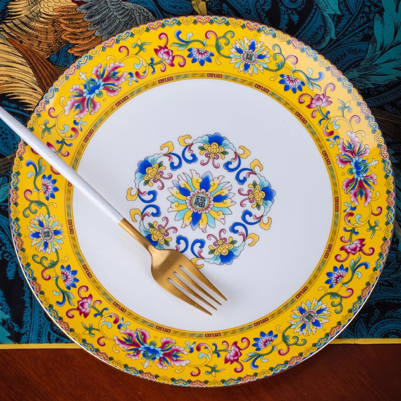10inch Large Shallow Plates for Home Use, Deep Plates for Cold Dishes, Western Food Plates, Ceramic Breakfast Plates, Manufacturer Supply 10inch Large Shallow Plates for Home Use, Deep Plates for Cold Dishes, Western Food Plates, Ceramic Breakfast Plates, Manufacturer Supply