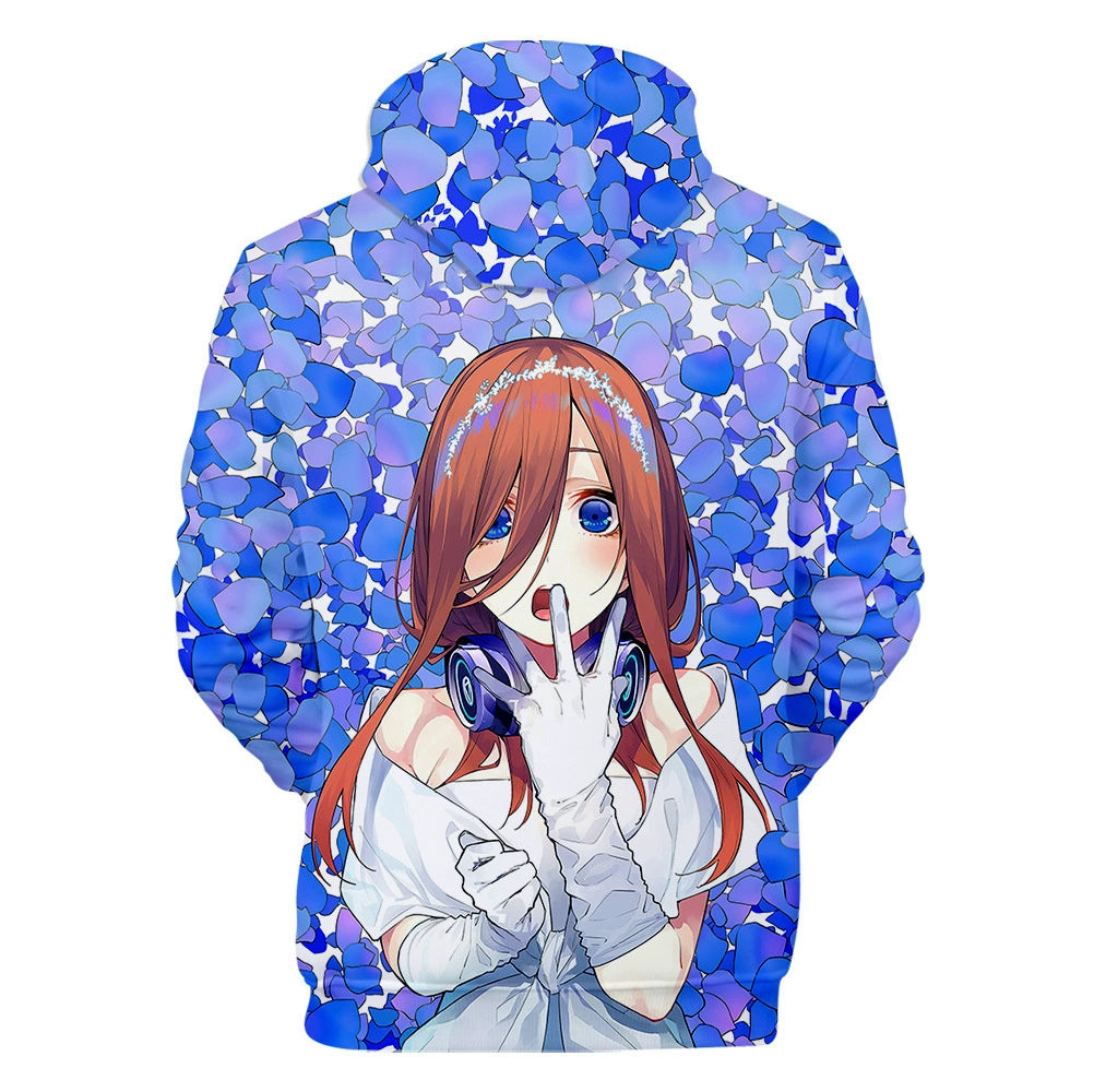 what is a youth hoodie 3D Anime Hoodies Sweatshirts Cute Nakano Miku The Quintessential Quintuplets Men Woman Hooded Casual Boy Girl Kids Clothing what is a youth hoodie