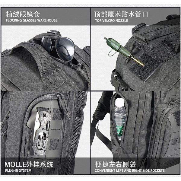 Tactics sports capacious waterproof backpack for hiking for training…