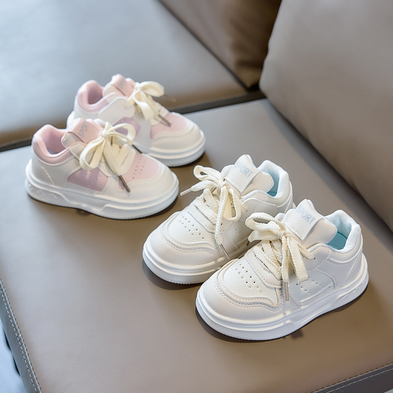 2026 primavera nuevos zapatos de skate para niños, hombres y mujeres, zapatos blancos bajos, zapatos deportivos para niños pequeños y medianos, zapatos casuales para niños