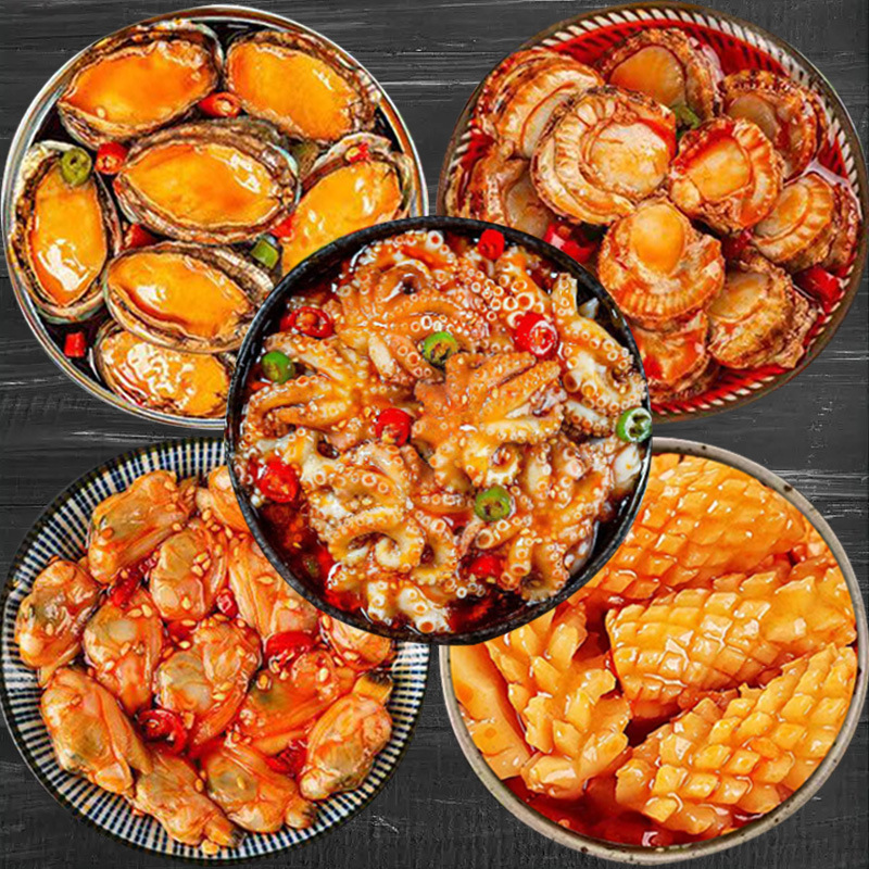 문어+전복+가리비+조개+오징어 [명품] §