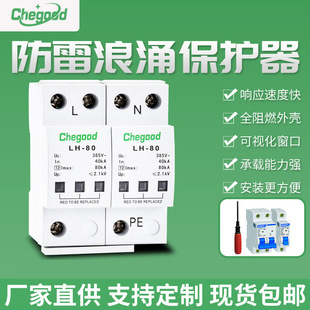 Surge lightning protection surge lightning protection switch industrial lightning arrester switch 2P100KA