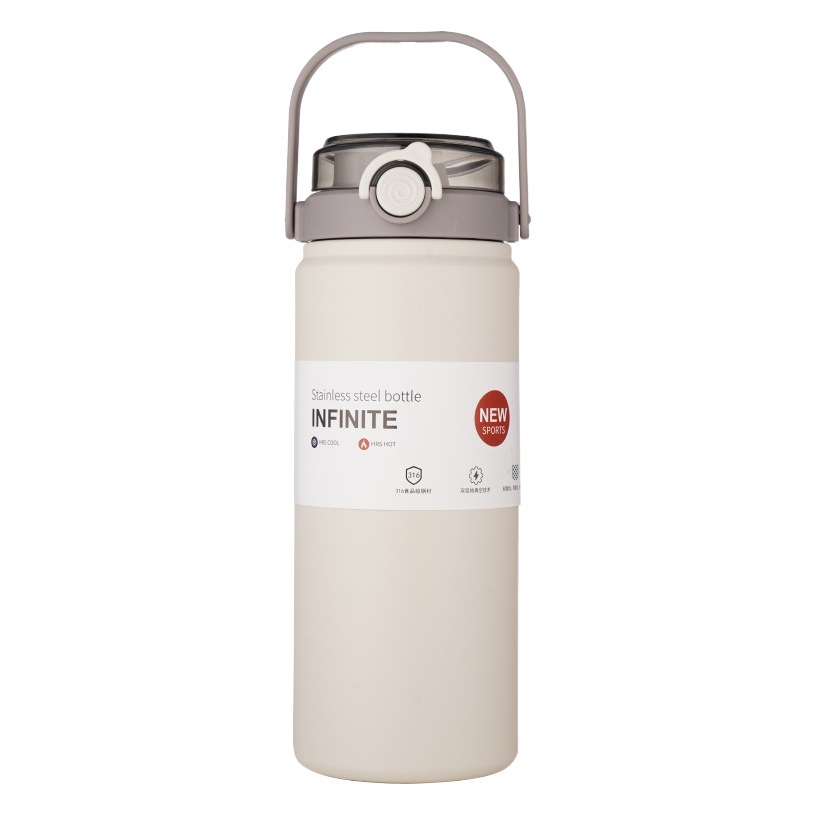 Doble bebida de gran capacidad taza de vacío de acero inoxidable 316 grado alimenticio aislado Hervidor Taza de paja de alta apariencia taza portátil