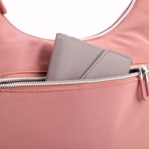 Cross-border new women's large-capacity shoulder bag, lightweight nylon cross-body bag, daily casual commuting women's bag