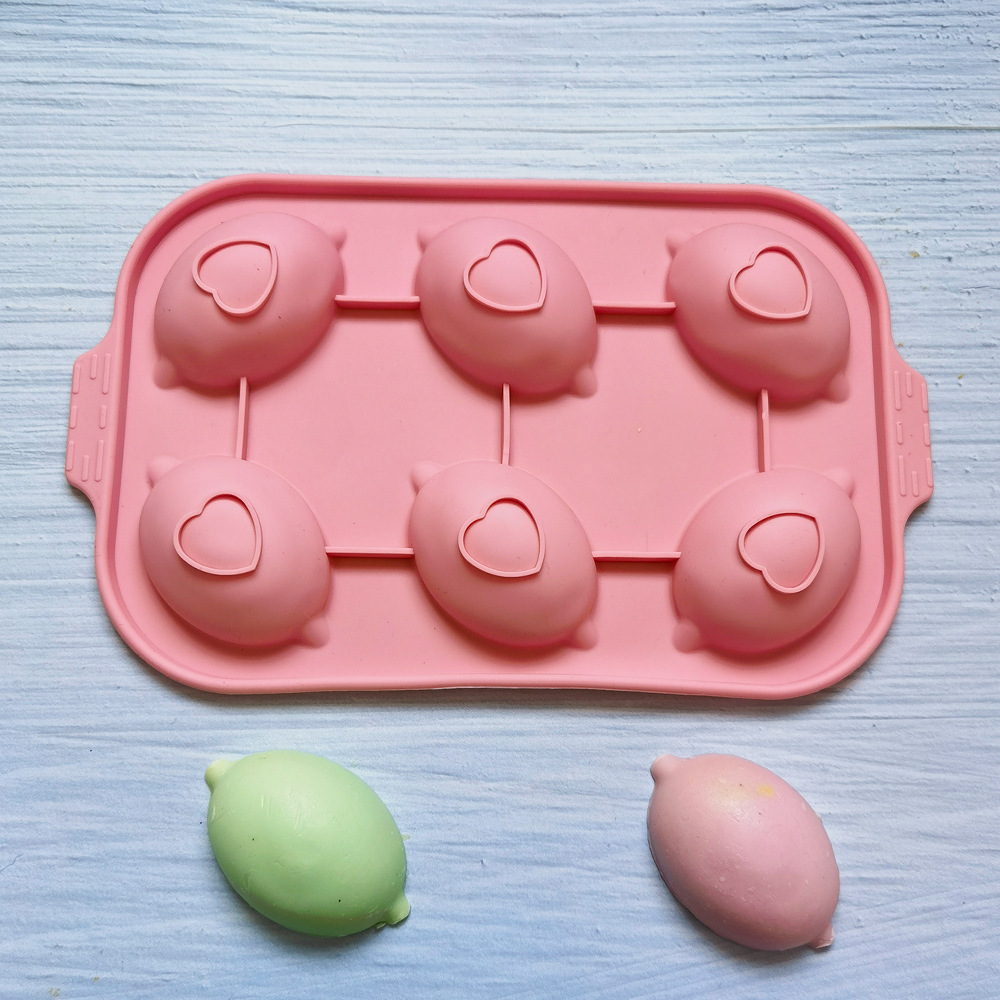 6 limón 11 molde de silicona pastel helado pudín molde de postre jabón utensilios de cocción