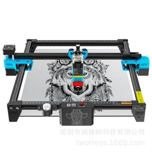TWOTREES TTS-55 Pro лазерная деревообрабатывающая машина для маркировки листьев, акриловая машина для резки и гравировки