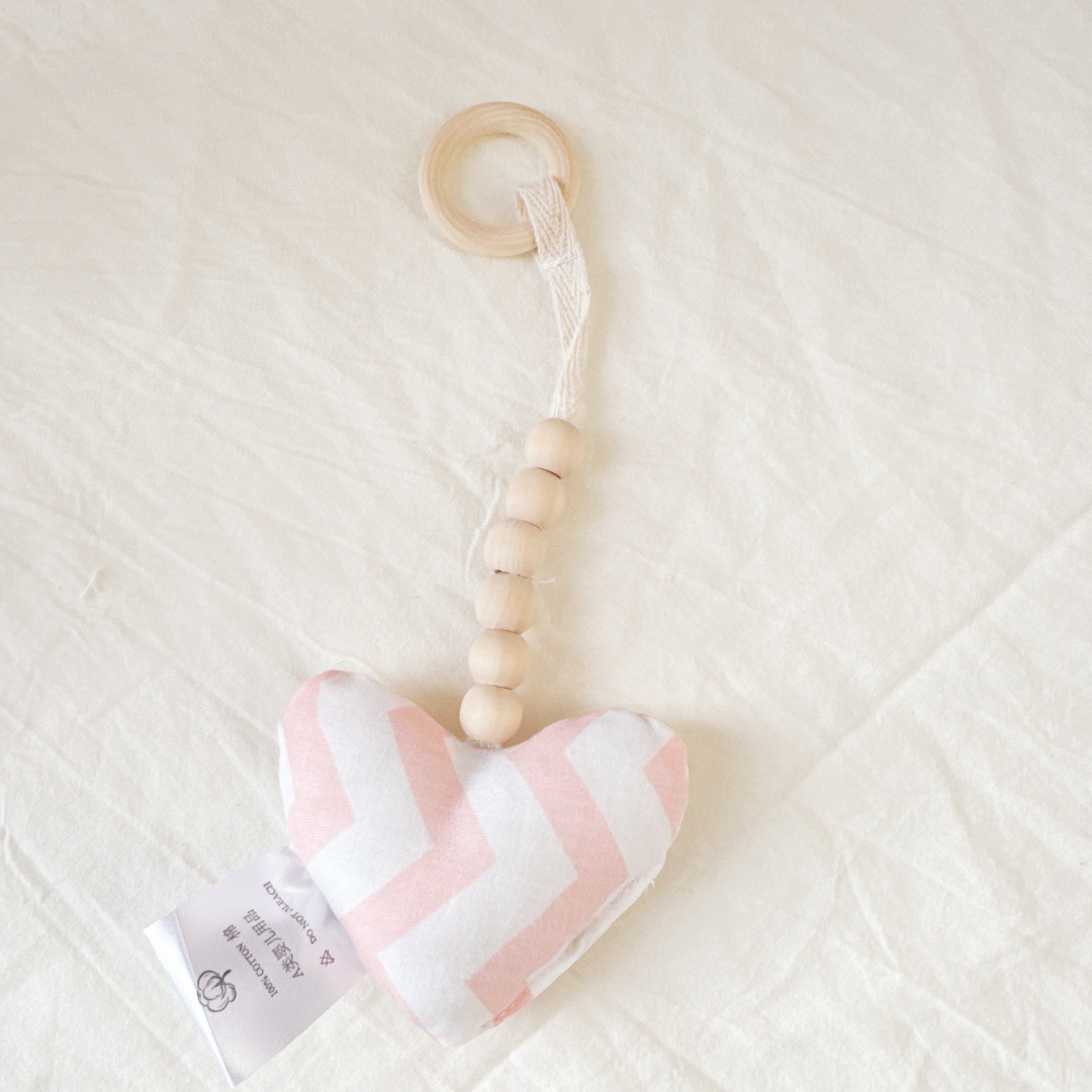 ins campana de cama de algodón para calmar el cochecito recién nacido colgante 0 - 1 años de edad entrante anillo de madera para calmar juguetes image 12
